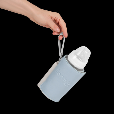 Lionelo Thermup Go Plus Przenośny Podgrzewacz Do Butelek Blue Sky