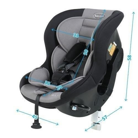 Babysafe Akita Fotelik Samochodowy 0-18kg Blue