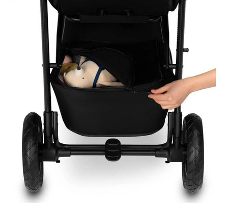Lionelo Natt Wózek Spacerowy Black Onyx
