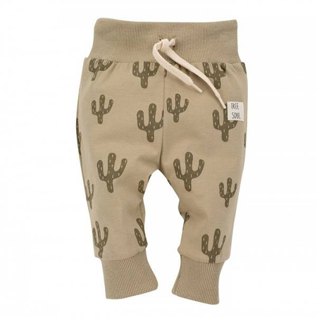 Pinokio Legginsy Free Soul 86 Zielony Druk