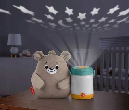 Fisher Price Uspokajacz Miś Ze Świetlikami GRR00