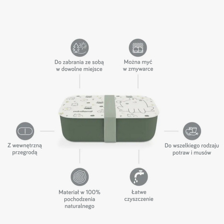 Miniland Pojemnik Śniadaniowy ECO-friendly 1L - Pisklę