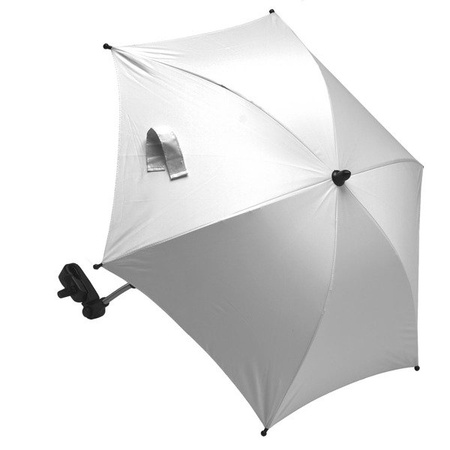 Parasolka do wózka uniwersalna UV50 White oiled