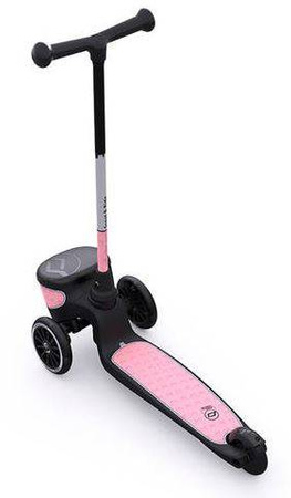 Scootandride Highwaykick 2 Lifestyle Hulajnoga Trójkołowa Balansowa ze Świecącymi Kółkami i Odblaskową Kierownicą 2+ Reflective Rose