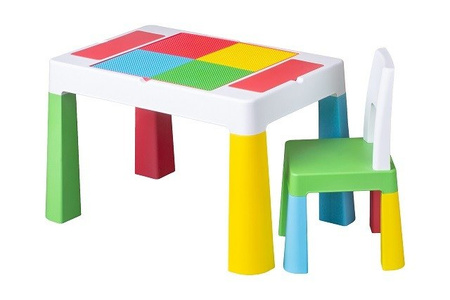 Tega Multifun Eco Mamut Zestaw Stolik + Krzesełko Multicolor
