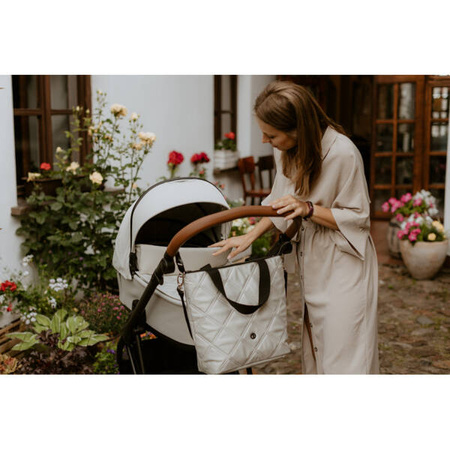 Roan Ivi 2.0 Wózek Głęboko-Spacerowy Rama Rose Gold Mocca + Cybex Aton B2 i-Size Fotelik Samochodowy 0-13kg + Baza One Volcano Black