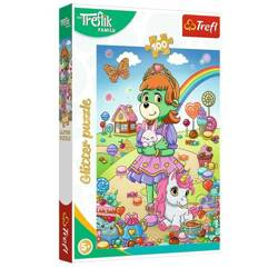 Trefl Puzzle 100 Glitter Brokatowa Trefliki