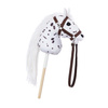 Hoppihorse Koń na Kiju Hobby Horse A4 Biały 64cm