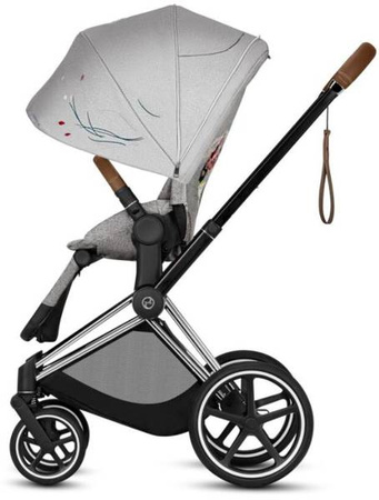 Cybex e-Priam 3.0 Rama ze Stelażem Siedziska + Tapicerka Wózek Spacerowy Koi Crystallized