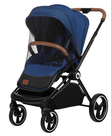 Lionelo Mika Wózek Głęboko-Spacerowy 2w1 Blue Navy