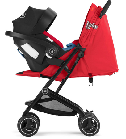 Cybex GB Qbit + Wózek Spacerowy All-City FASHION COLLECTION ATLANTIC ORANGE