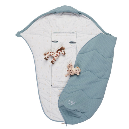 BeSafe Voksi Breeze Light Śpiworek Do Fotelika/Wózka Voksi Niebieski