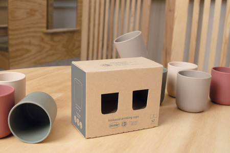 Dantoy TINY BIObased Kubek dla dzieci 2 szt Mocca/Nude