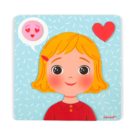 Janod Magnetyczna układanka Emocje