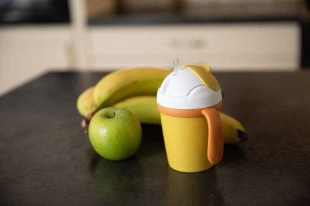 Bo Jungle Kubek do Picia ze Słomką BioPlastik CPLA Ochre 