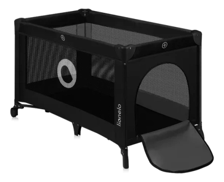 Lionelo Stefi - łóżeczko turystyczne Black Carbon