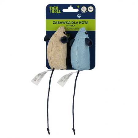 Trik&Roll Zabawka dla Kota Myszki 2 szt