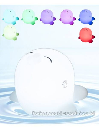 MesMed Świetlaczek Fokusia Lampka Silikonowa Pływająca