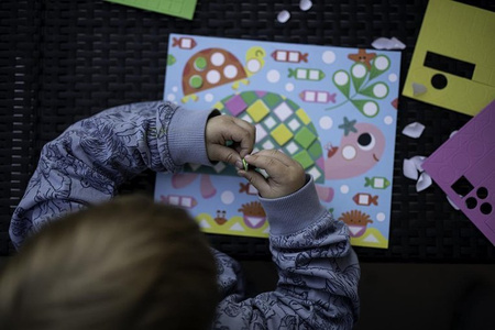 Janod Zestaw kreatywny Mozaika Zwierzęta 3+