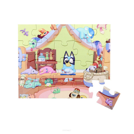 Micki Bluey Drewniane Puzzle 20 ele