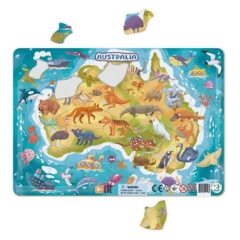 Dodo Puzzle Ramkowe Australia