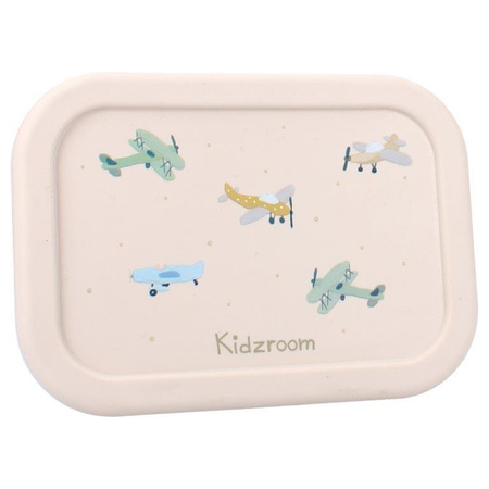 Kidzroom Lunchbox pojemnik silikon Small Aeroplane