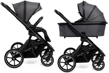 Muuvo Slick 2.0 Wózek Głęboko-Spacerowy Iron Graphite