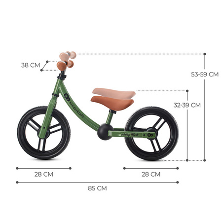 Kinderkraft 2Way Next Rowerek Biegowy Light Green 