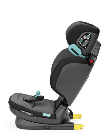 PegPerego Viaggio 2-3 Flex I-Size Fotelik Samochodowy z Bazą Isofix 15-36kg Crystal Black