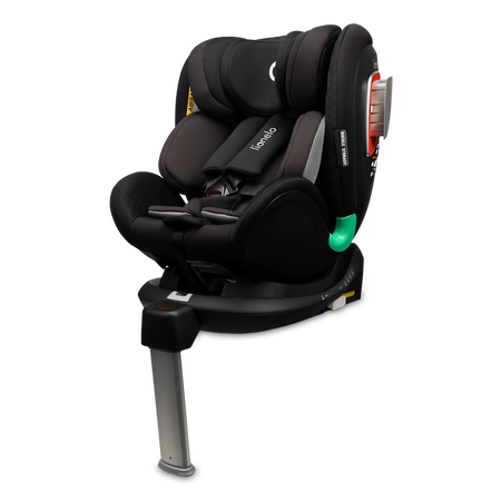 Lionelo Antoon Plus Fotelik Samochodowy ADAC 0-18kg Black Onyx