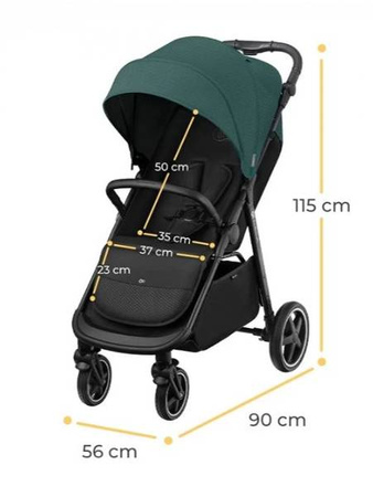 Kinderkraft Route Wózek Spacerowy Czarny