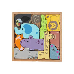 Trefl Puzzle Zabawka Drewniana - Zoo Crew