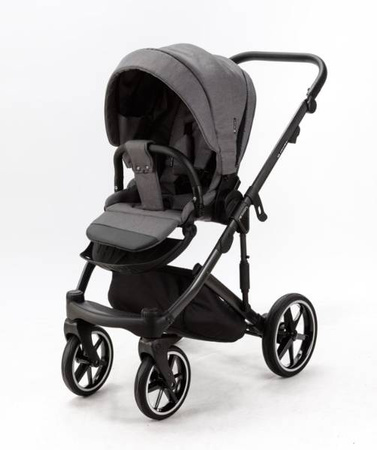 [OUTLET] Adamex Lumi Air Lux Wózek Głęboko-Spacerowy PS-108 Stelaż Ciemny Grafit
