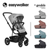 [OUTLET] Easywalker Harvey 2 Wózek głęboko-spacerowy (zawiera stelaż, siedzisko z budką i pałąkiem)  Stone Grey