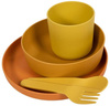 Bo Jungle Zestaw Naczyń BioPlastik CPLA Ochre