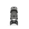 Cybex Coya Wózek Spacerowy Rama Matt Black Mirage Grey + Cybex Coya Moskitiera Black