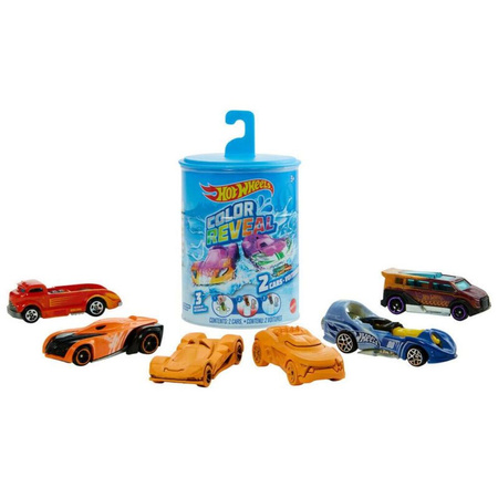 Mattel Hot Wheels Color Reveal - 2PAK Samochodów Ze Zmianą Koloru Niespodzianka Mix Kolorów