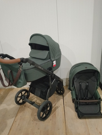 [OUTLET] Roan Bass Next Wózek Głęboko-Spacerowy 2w1 Night Green