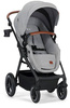Kinderkraft B-Tour Wózek Głęboko-Spacerowy + Fotelik 0-13 kg Zestaw 3w1 Light Grey