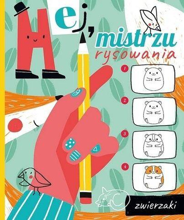 Trefl Books Zwierzaki. Hej, mistrzu rysowania!