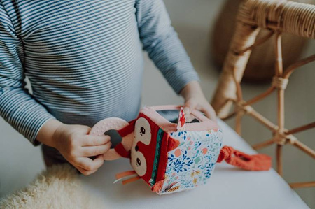 LILLIPUTIENS Kostka aktywizująca wielofunkcyjna Lisiczka Alice 3 m+