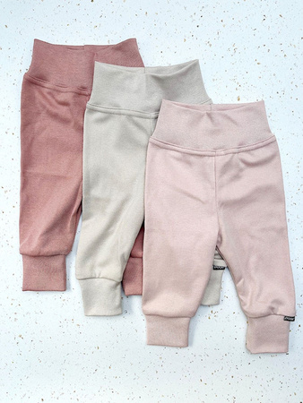Poofi Legginsy Rozmiar 62 1-3m Pudrowy