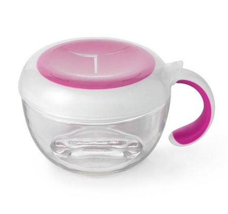 Oxo Pink Pojemnik Na Przekąski z Uchwytem