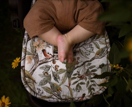 Makaszka Wkładka Do Wózka Memory 100% Bamboo Ornithology