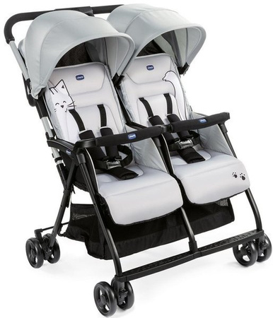 Chicco Ohlala Twin Wózek Spacerowy Silver Cat
