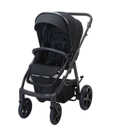Espiro Next Up Wózek Głęboko-Spacerowy Koła Pompowane 2w1 310 Metal Black