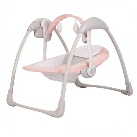 Bo Jungle Huśtawka bujaczek Swing Dolphy pink grey