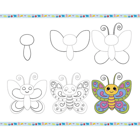 Janod Zestaw kreatywny Rysowanie krok po kroku z brokatowymi markerami 20 rysunków i kolorowanek 6+