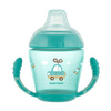Canpol Babies Toys Kubek Niekapek Miękki Silikonowy Ustnik 230ml  56/502_tur Turkusowy