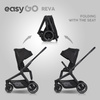 Easy Go Reva Wózek Głęboko-Spacerowy Ebony Black
